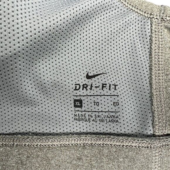 Nike Sports Bra Women's Size XL Gray Dri-Fit Strappy Low Impact Training Bra - Picture 7 of 9